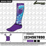 (BYL) Bourne Youth Lacrosse - Unixsex Sublimated Socks