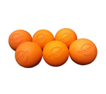 6 Pack Orange Lacrosse Balls